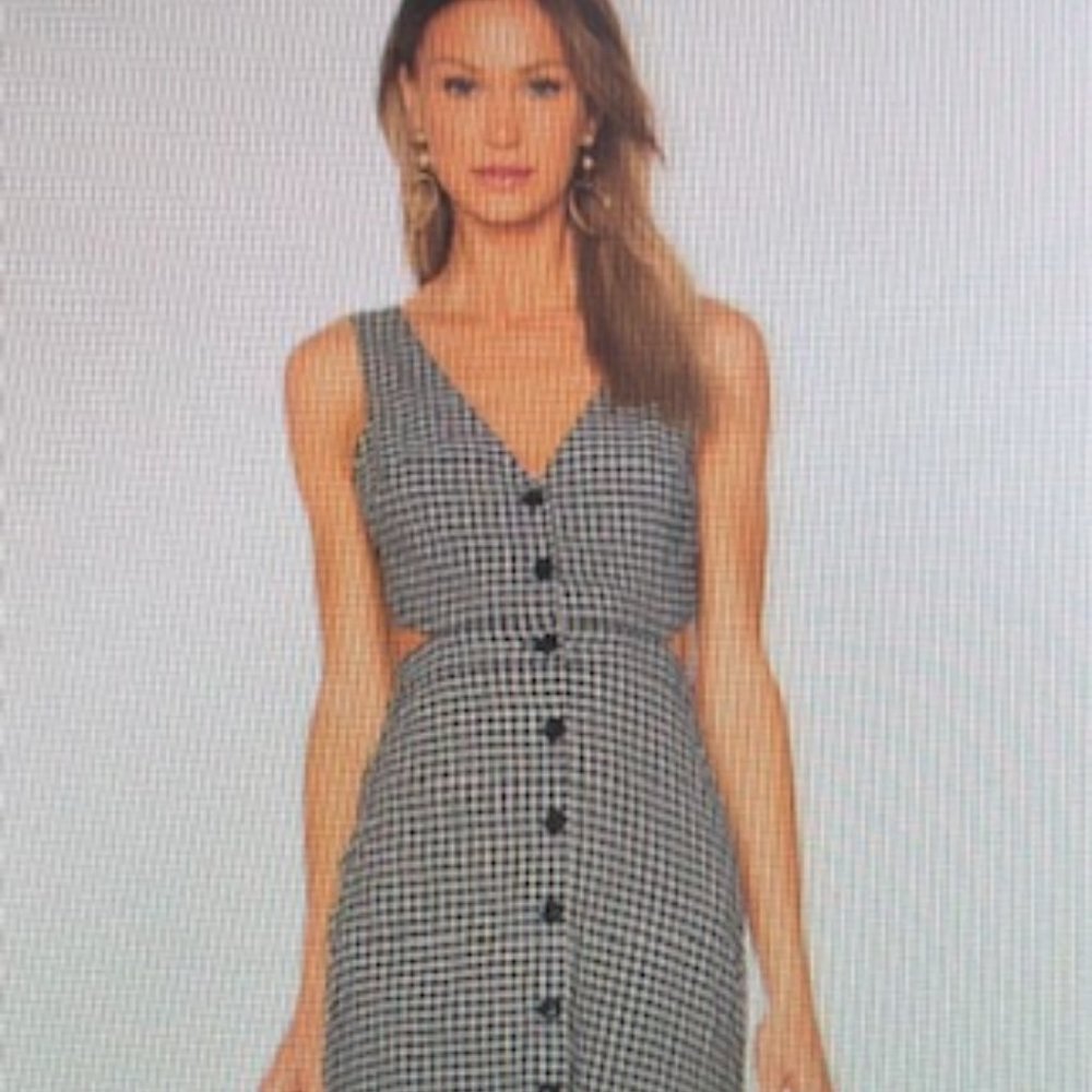 Perfect Condition Marissa Webb Gingham Maxi Dress